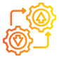 Interconnected Gears Icon